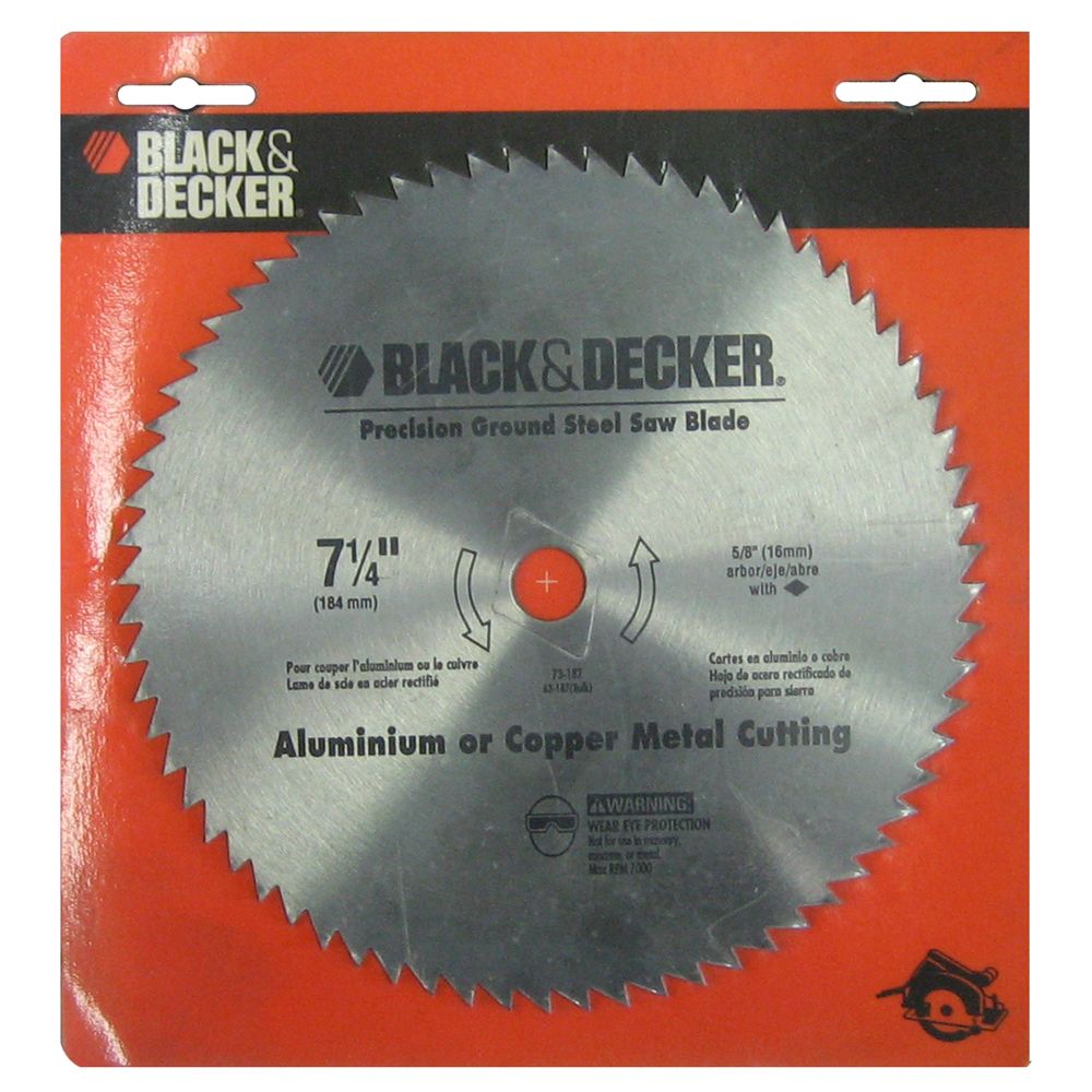 Circular saw blade to cut metal door